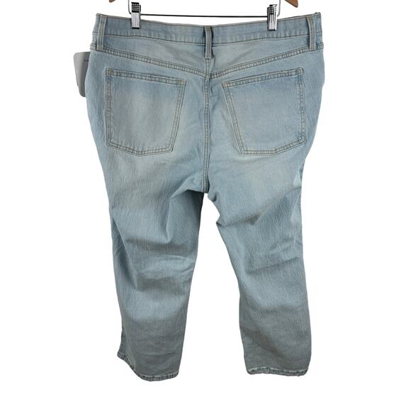 Isabel Maternity by Ingrid & Isabel Women's Size 16 Vintage Straight Crop Jeans‎ - Picture 2 of 10